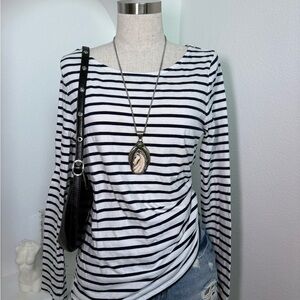 Sailor stripes Boden 100% Cotton Crew Shirt